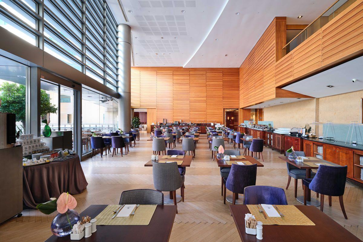 Eurostars Grand Marina Hotel Gl Barcelona Ngoại thất bức ảnh The restaurant