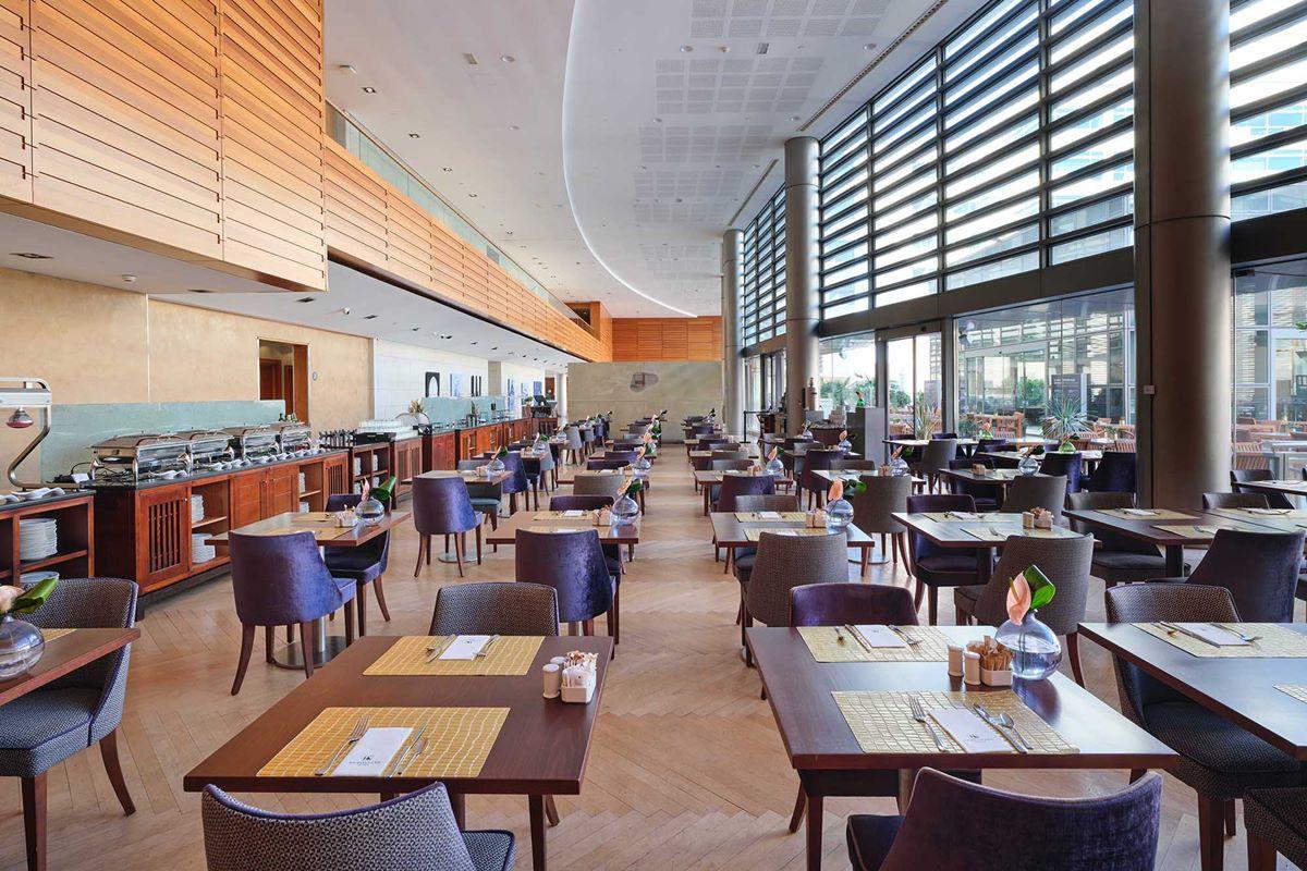 Eurostars Grand Marina Hotel Gl Barcelona Ngoại thất bức ảnh The restaurant